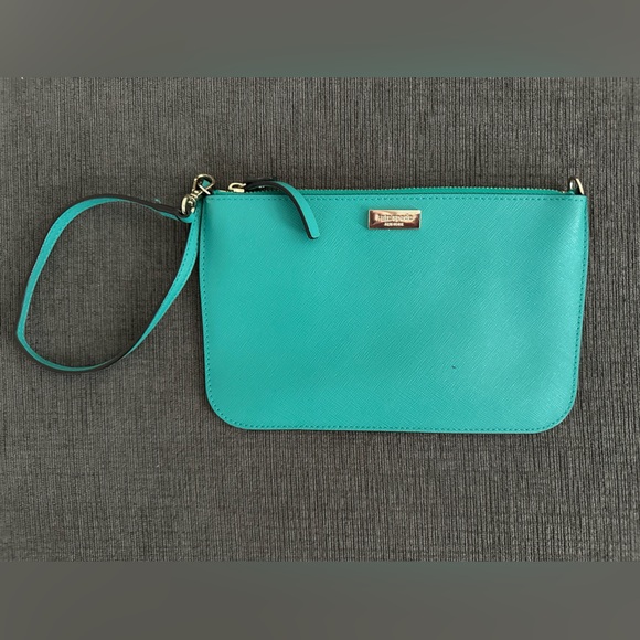 kate spade Handbags - Kate Spade seafoam green large wristlet. NWOT.